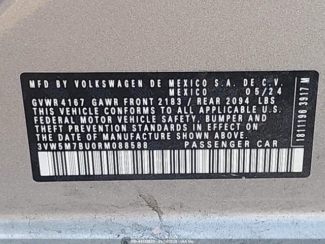 2024 VOLKSWAGEN JETTA 3VW5M7BU0RM088588 Photo 8