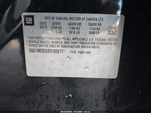 2014 CADILLAC XTS 2G61M5S36E9159571 Photo 8