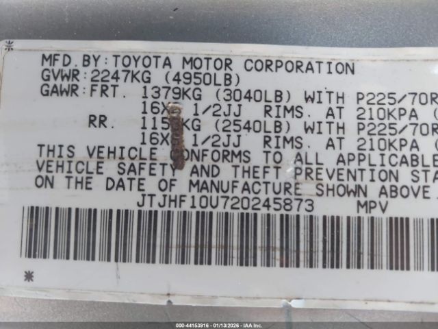 2002 LEXUS RX 300 JTJHF10U720245873 Photo 8