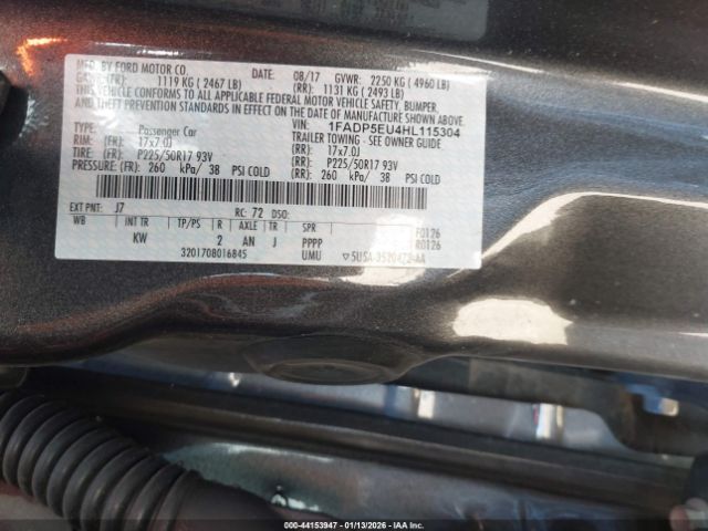 2017 FORD C-MAX ENERGI 1FADP5EU4HL115304 Photo 8