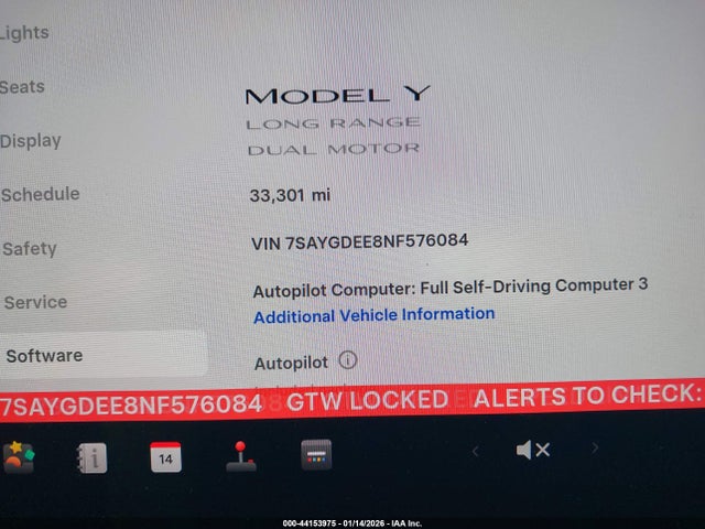 2022 TESLA MODEL Y 7SAYGDEE8NF576084 Photo 6