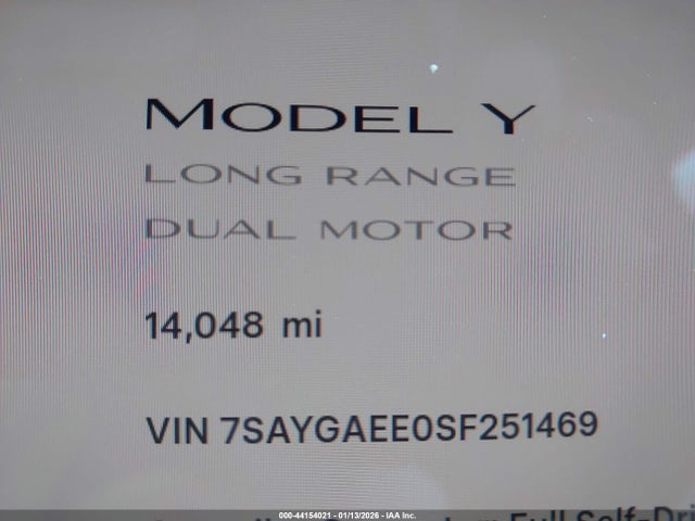 2025 TESLA MODEL Y 7SAYGAEE0SF251469 Photo 6