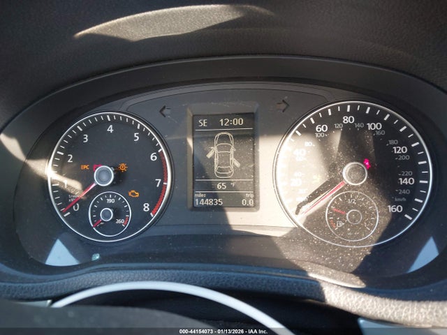 44154073 :رقم المزاد ، 1VWBP7A31CC034678 vin ، 2012 Volkswagen Passat 2.5l Se مزاد بيع
