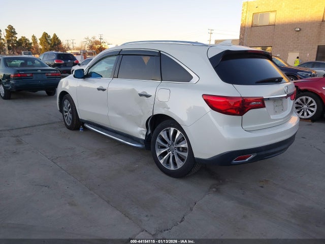 2014 ACURA MDX 5FRYD4H49EB029784 Photo 2