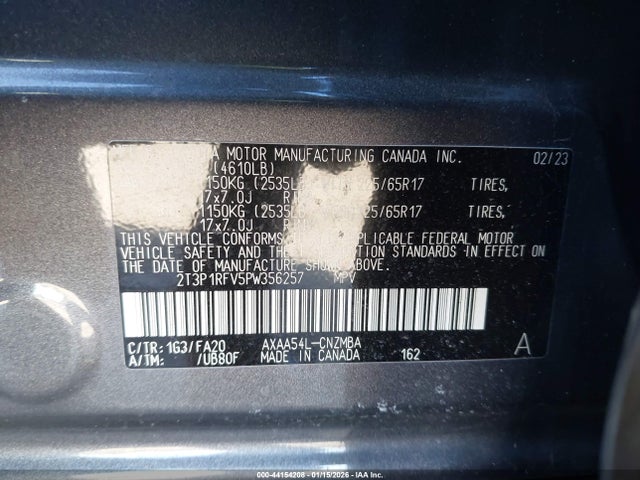 Toyota Rav4 Xle 2023 2T3P1RFV5PW356257 Image 9