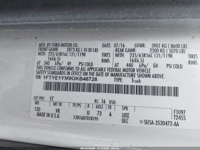 2016 FORD TRANSIT-150 1FTYE1YM9GKB48728 Photo 8