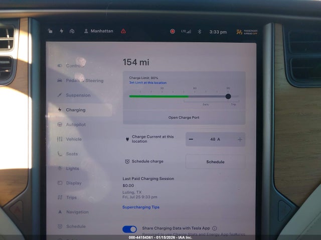 Aukcja sprzedaży 2020 Tesla Model X Long Range Dual Motor All-wheel Drive/long Range Plus Dual Motor All-wheel Drive, vin: 5YJXCBE21LF228901, numer aukcji: 44154361