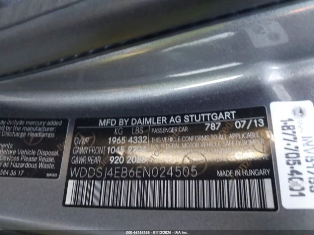 2014 MERCEDES-BENZ CLA 250 WDDSJ4EB6EN024505 Photo 8