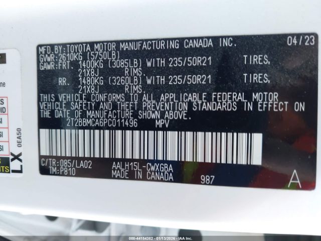 2023 LEXUS RX 350H 2T2BBMCA6PC011496 Photo 8