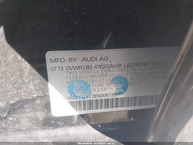 WAUEFAFL3EN006135 Audi A4 2.0t Premium