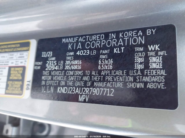 Продаж на аукціоні авто 2024 Kia Soul Lx, vin: KNDJ23AU2R7907712, номер лоту: 44154571