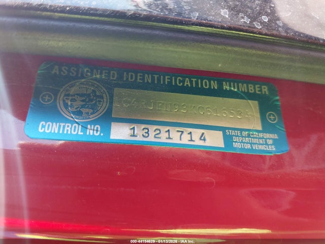 2019 JEEP GRAND CHEROKEE 1C4RJFN93KC616534 Photo 8