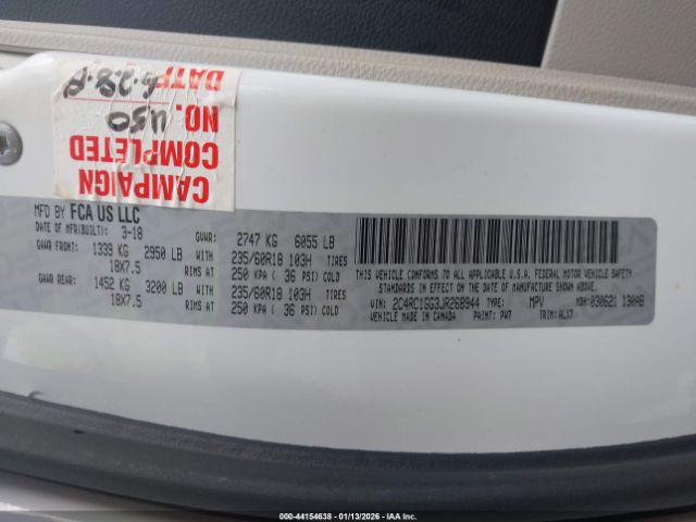 2018 CHRYSLER PACIFICA 2C4RC1GG3JR268944 Photo 8