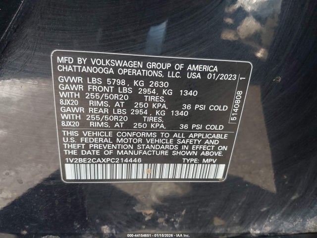 2023 VOLKSWAGEN ATLAS CROSS SPORT 1V2BE2CAXPC214446 Photo 8