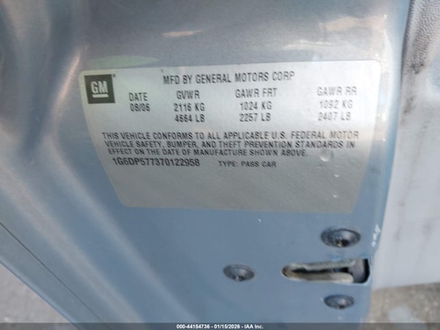 2007 CADILLAC CTS 1G6DP577370122958 Photo 8