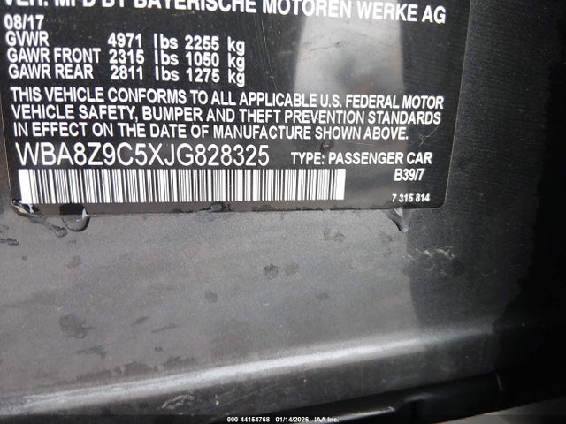 2018 BMW 330I GRAN TURISMO WBA8Z9C5XJG828325 Photo 8