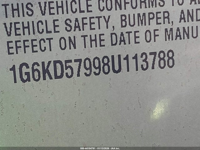 2008 CADILLAC DTS 1G6KD57998U113788 Photo 8