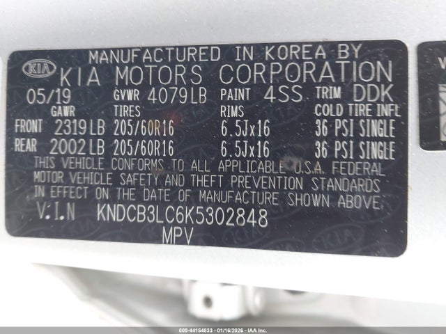 2019 KIA NIRO KNDCB3LC6K5302848 Photo 8