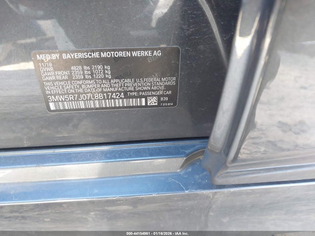 2020 BMW 330I 3MW5R7J07L8B17424 Photo 8