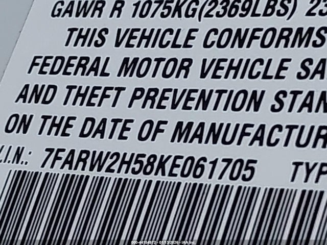 Honda CR-V EX 2019 7FARW2H58KE061705 Image 9