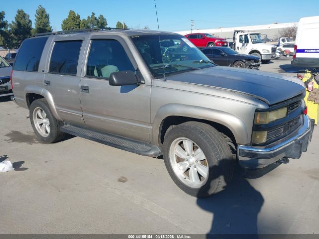 1999 CHEVROLET TAHOE 1GNEK13R5XJ453753