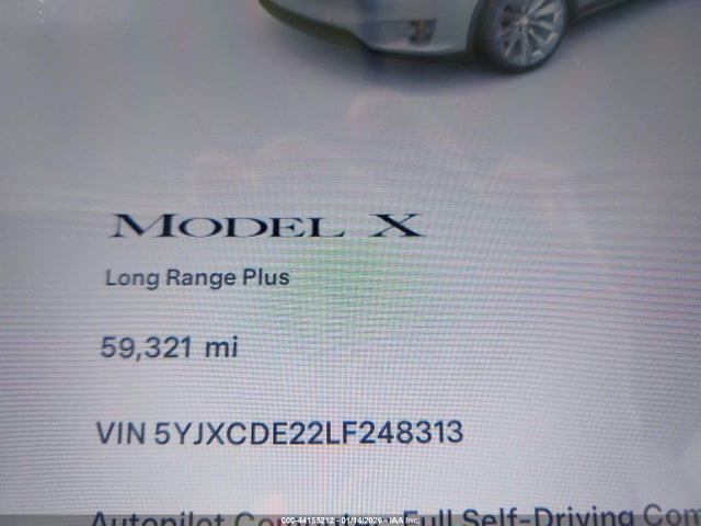 2020 TESLA MODEL X 5YJXCDE22LF248313 Photo 6
