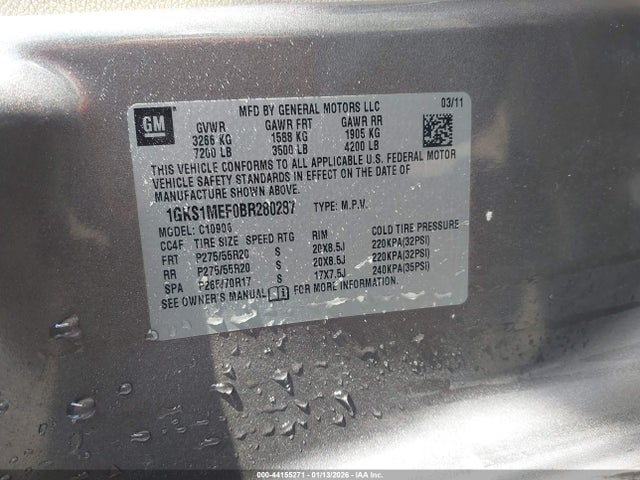 2011 GMC YUKON XL 1500 1GKS1MEF0BR280287 Photo 8