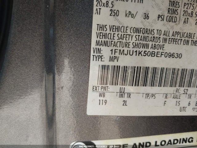 2011 FORD EXPEDITION 1FMJU1K50BEF09630 Photo 8