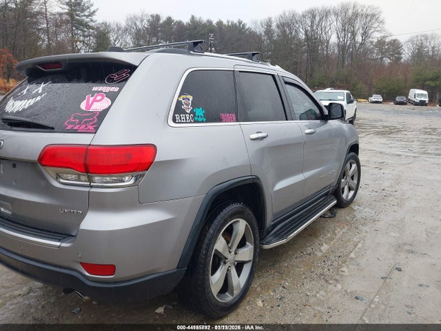 Продажа на аукционе авто 2016 Jeep Grand Cherokee Limited, vin: 1C4RJFBGXGC316581, номер лота: 44155792