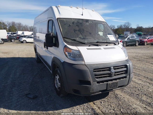 3C6TRVDG0JE139231 RAM Promaster 2500 High Roof 159 Wb