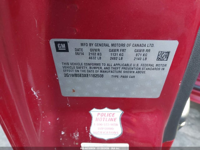 2G1WB5E3XE1182508 Chevrolet Impala Limited Lt