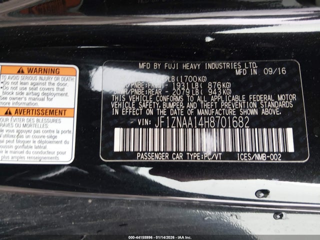 2017 TOYOTA 86 JF1ZNAA14H8701682 Photo 8