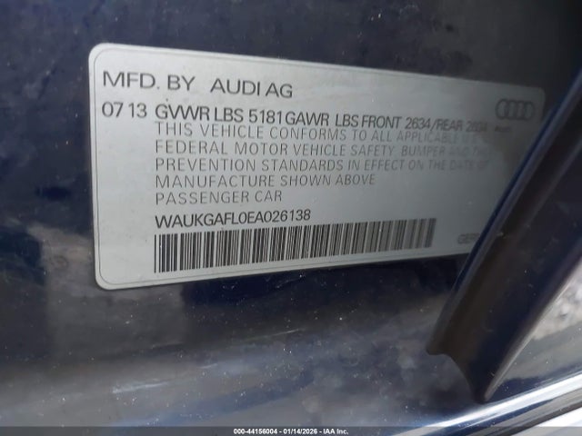 2014 AUDI S4 WAUKGAFL0EA026138 Photo 8