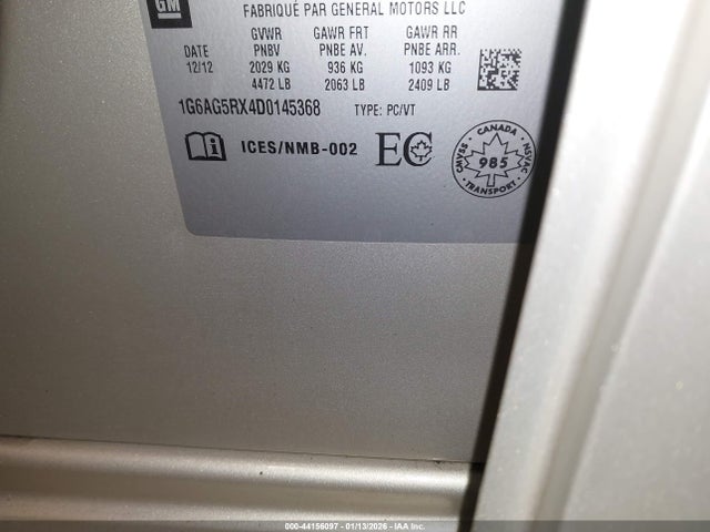 2013 CADILLAC ATS 1G6AG5RX4D0145368 Photo 8