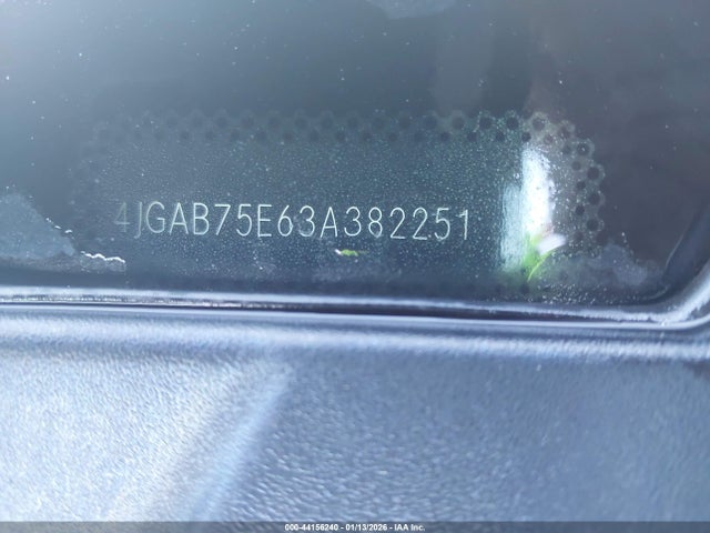 Aukcja sprzedaży 2003 Mercedes-benz Ml 500, vin: 4JGAB75E63A382251, numer aukcji: 44156240