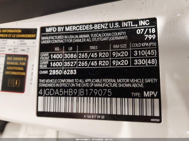 2018 MERCEDES-BENZ GLE 350 4JGDA5HB9JB179075 Photo 8