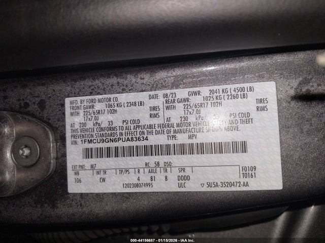 2023 FORD ESCAPE 1FMCU9GN6PUA83634 Photo 8