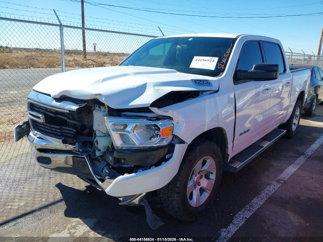 44156924 :رقم المزاد ، 1C6SRFFT5MN655550 vin ، 2021 Ram 1500 Lone Star  4x4 5'7 Box مزاد بيع