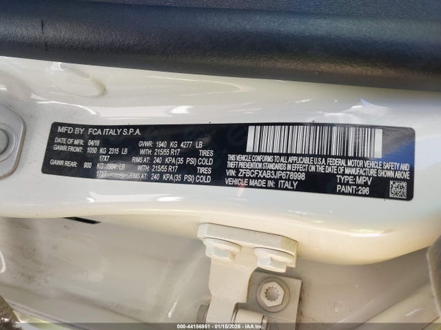 2018 FIAT 500X ZFBCFXAB3JP678998 Photo 8