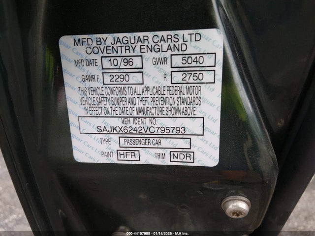 1997 JAGUAR XJ6 SAJKX6242VC795793 Photo 8