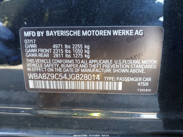 2018 BMW 330I GRAN TURISMO WBA8Z9C54JG828014 Photo 8