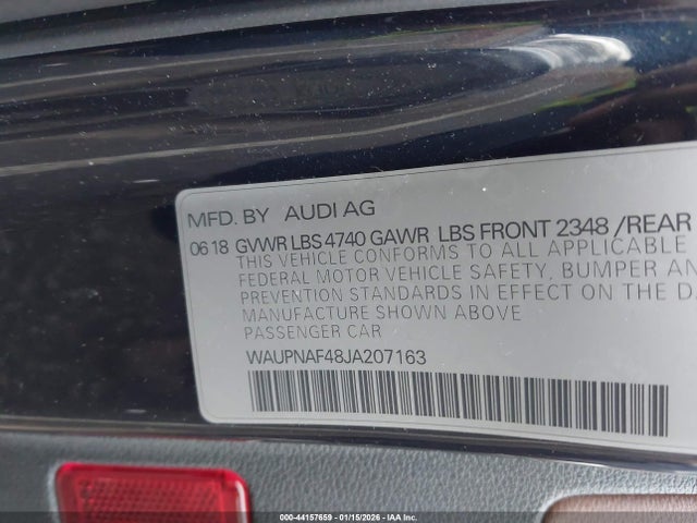 2018 AUDI A4 WAUPNAF48JA207163 Photo 8