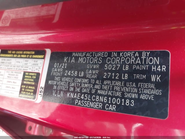 2022 KIA STINGER KNAE45LC8N6100183 Photo 8