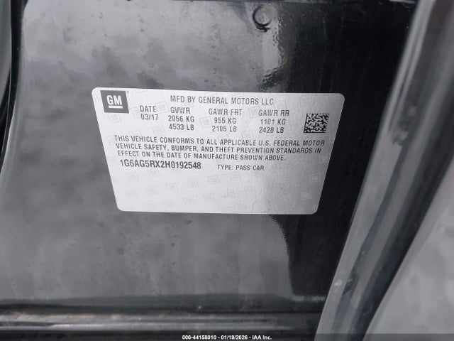 2017 CADILLAC ATS 1G6AG5RX2H0192548 Photo 8