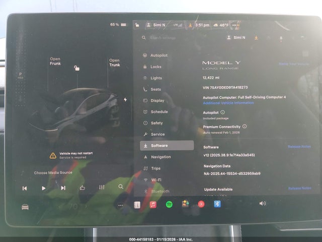 Tesla Model Y Rwd 2026 7SAYGDED9TA418273 Image 18
