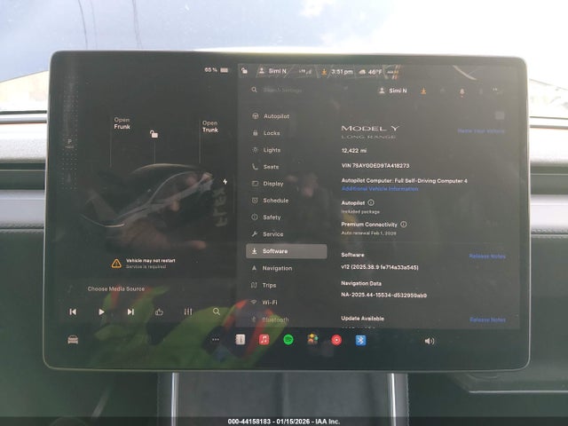 Tesla Model Y Rwd 2026 7SAYGDED9TA418273 Image 19