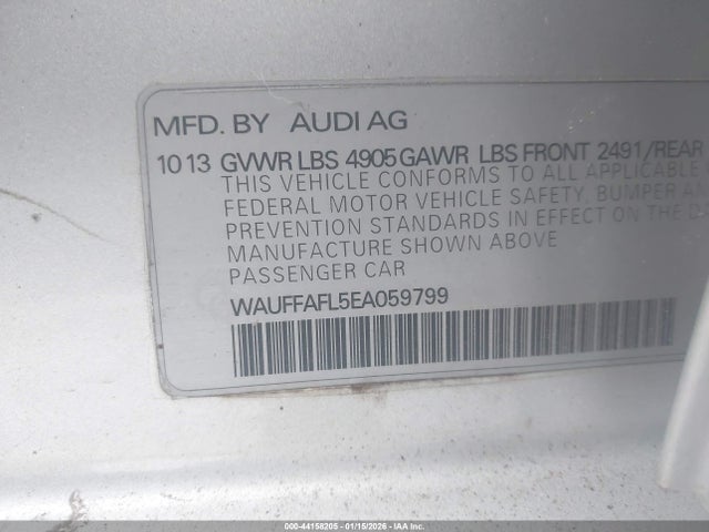 2014 AUDI A4 WAUFFAFL5EA059799 Photo 8