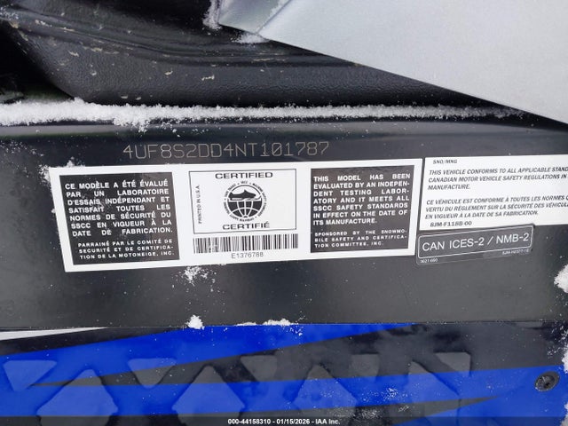 Yamaha Sx500 2022 4UF8S2DD4NT101787 Image 9