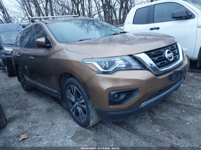 2017 Nissan Pathfinder Platinum მანქანა იყიდება აუქციონზე, vin: 5N1DR2MM3HC612540, აუქციონის ნომერი: 44158584