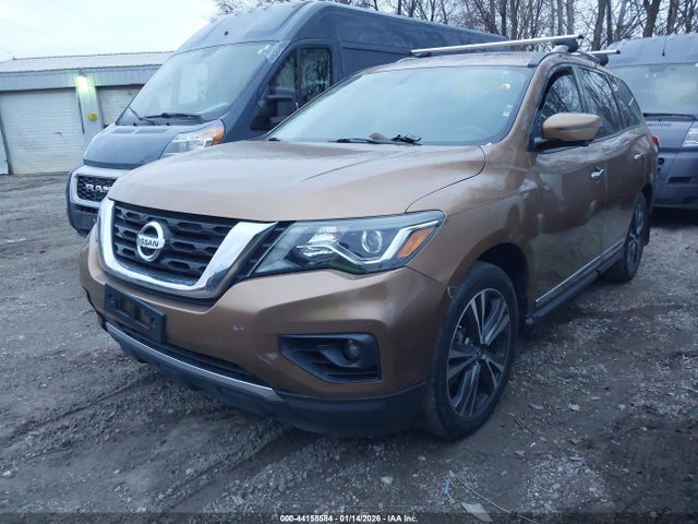 2017 Nissan Pathfinder Platinum მანქანა იყიდება აუქციონზე, vin: 5N1DR2MM3HC612540, აუქციონის ნომერი: 44158584